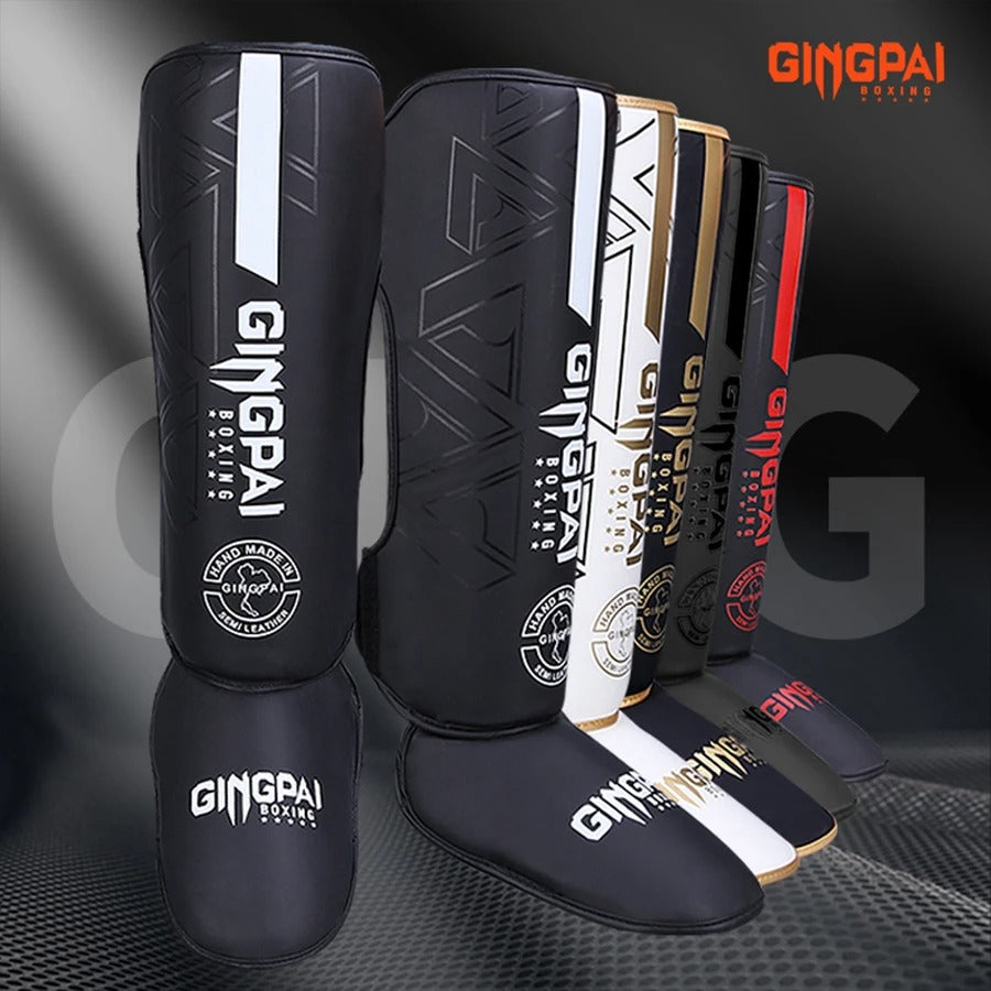 Leather Boxing Shin Guards
