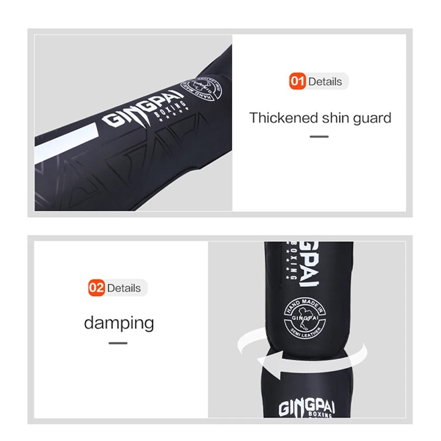 Leather Boxing Shin Guards
